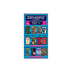 Zengaz Cube ZL-12 Royal Jet (EU-S7) - Jet Flame Lighters Bundle + 48 Lighters with Cube display stand